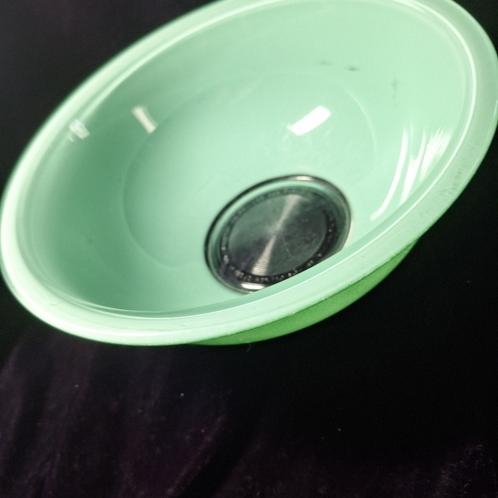 PYREX MIXING BOWL MINT GREEN CLEAR BOTTOM 2.5 - Picture 11 of 17